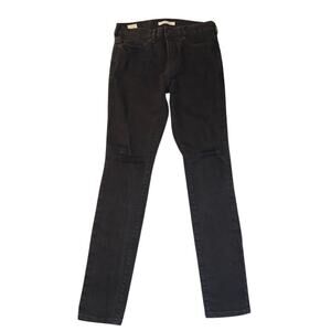 Pacsun Stacked Skinny 31 x 32 Distressed Men's Black Jeans